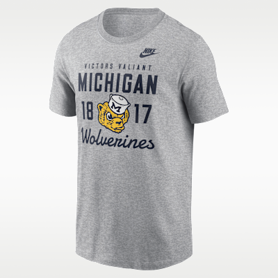 Michigan Legacy Stacked Est Men's Nike College T-Shirt. Nike.com